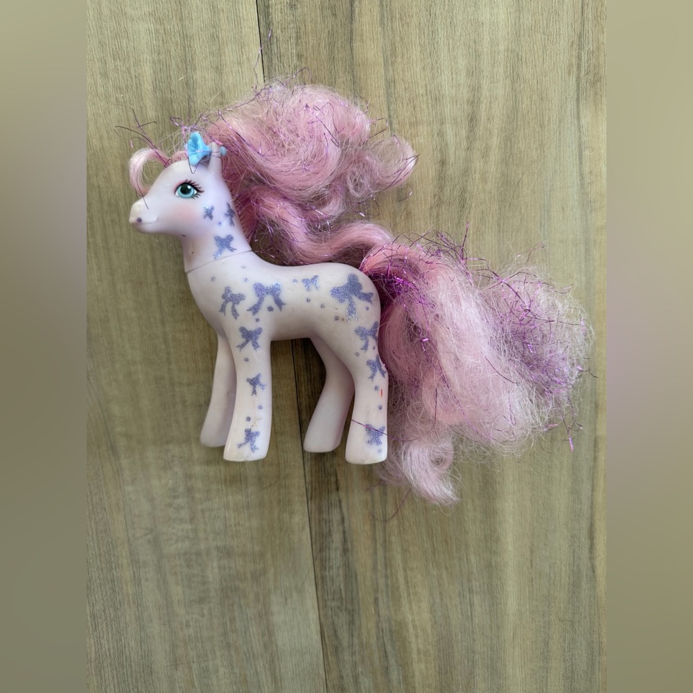 Vintage My Little Pony Pink Purple Star Cutie Mark Pony